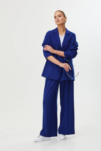 Брюки, жакет Твой имидж 1658 индиго - фото 7