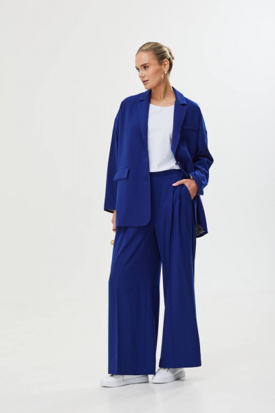 Брюки, жакет Твой имидж 1658 индиго - фото 3