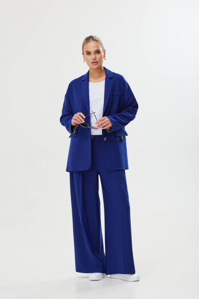 Брюки, жакет Твой имидж 1658 индиго - фото 2