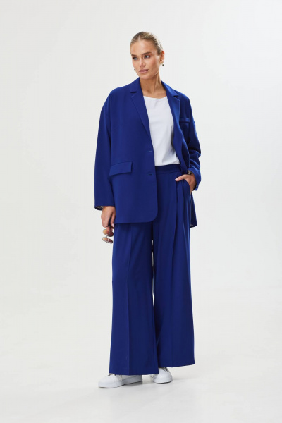 Брюки, жакет Твой имидж 1658 индиго - фото 1