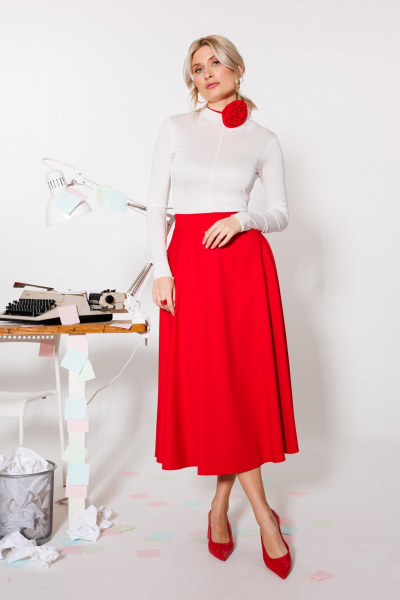 Юбка KOKOdea 214950.2_красный - фото 2