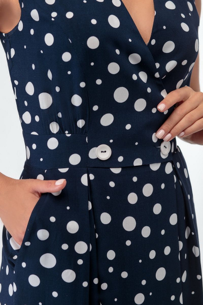 Платье БелЭкспози 1338 синий - фото 3