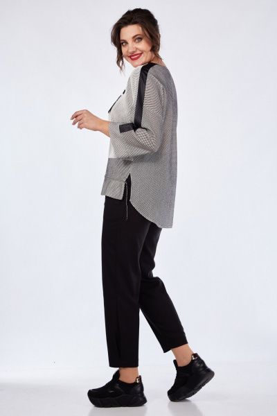 Блуза и брюки из текстиля и хлопка в стильный образ Matini 1.1697 - фото 2