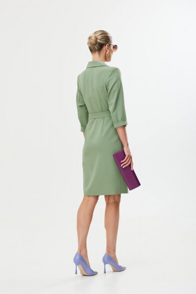 Платье Твой имидж 1754 оливка - фото 9
