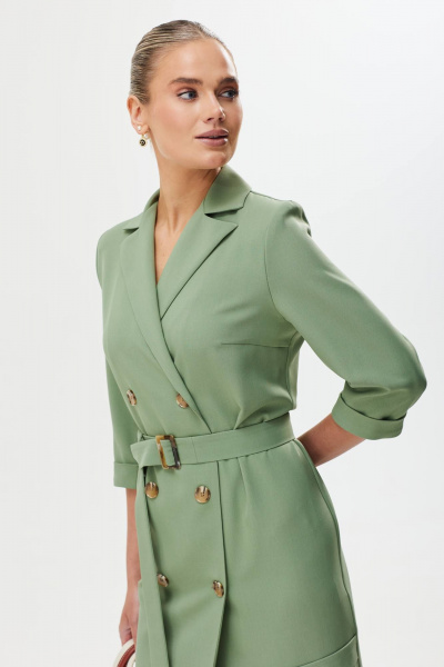 Платье Твой имидж 1754 оливка - фото 6