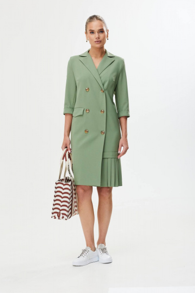 Платье Твой имидж 1754 оливка - фото 1