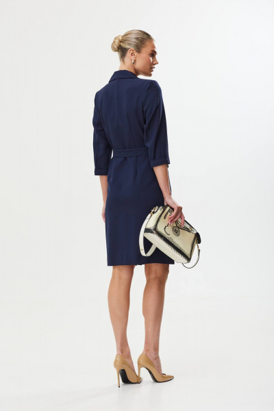 Платье Твой имидж 1753 темно-синий - фото 8