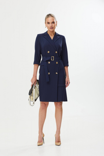 Платье Твой имидж 1753 темно-синий - фото 5