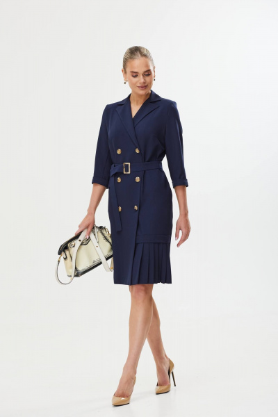 Платье Твой имидж 1753 темно-синий - фото 6