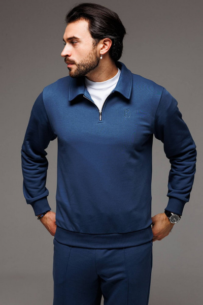 Брюки с стрелками и воротником поло GO M3063/20-01 - фото 4