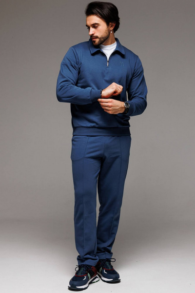 Брюки с стрелками и воротником поло GO M3063/20-01 - фото 3