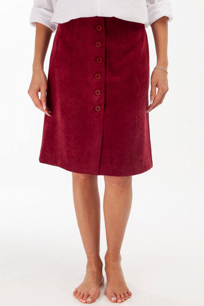 Юбка Manika Belle 128А06/4 бордовый - фото 3