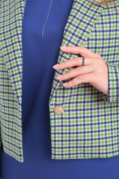 Жакет, платье TVIN 7688 василек - фото 6