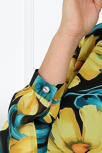 Платье Ninele 7307 желтые ромашки - фото 4