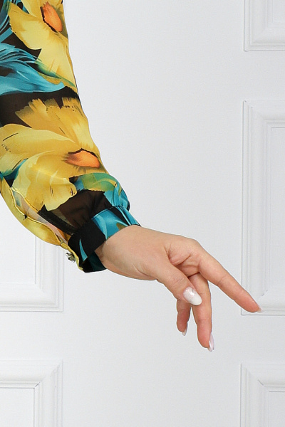 Платье Ninele 7307 желтые ромашки - фото 5