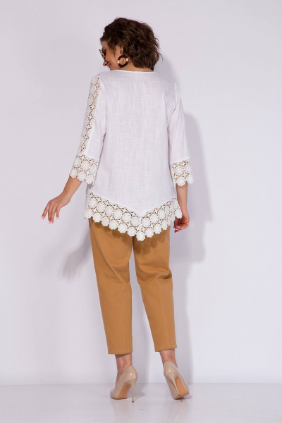 Блуза Liliana 1288 белый - фото 3