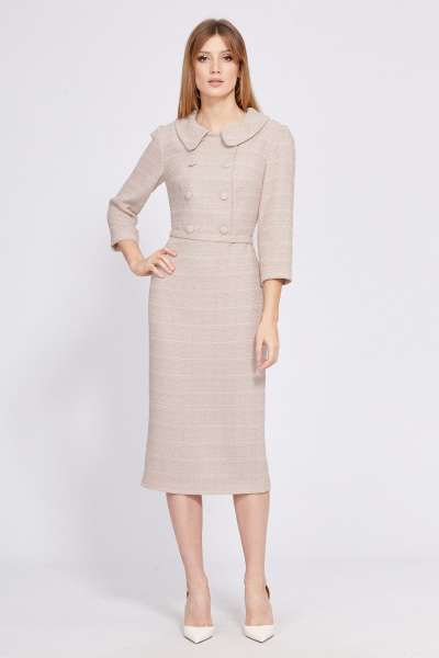 Платье EOLA 2551 бежевый - фото 1