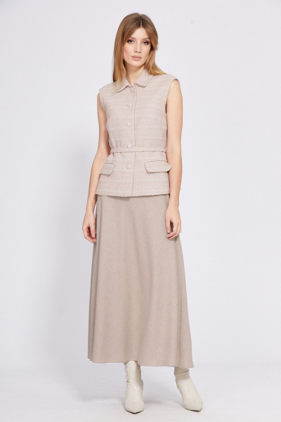 Юбка EOLA 2556 бежевый - фото 5