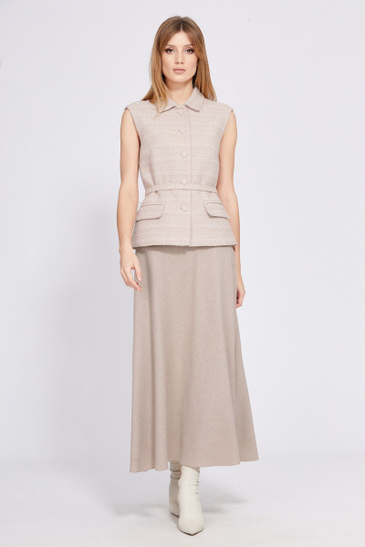 Юбка EOLA 2556 бежевый - фото 4