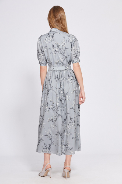 Платье EOLA 2569 серый_с_принтом - фото 6