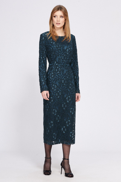 Платье EOLA 2570 т.изумруд - фото 1