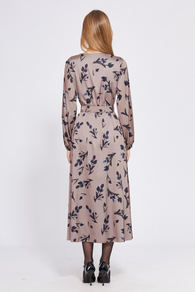 Платье EOLA 2572 какао_в_цветы - фото 8