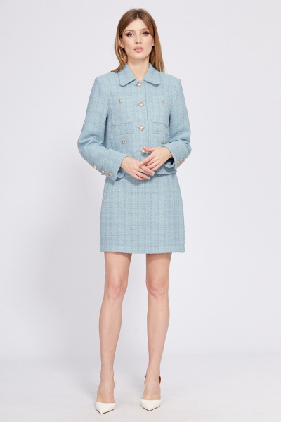 Жакет, юбка EOLA 2574 мята - фото 11