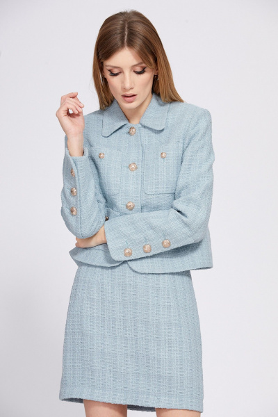 Жакет, юбка EOLA 2574 мята - фото 10