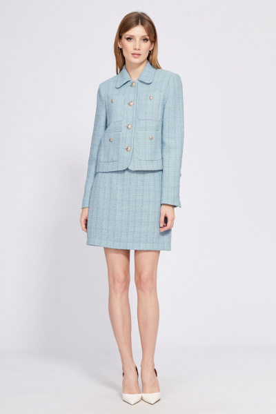 Жакет, юбка EOLA 2574 мята - фото 8