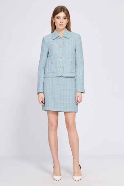 Жакет, юбка EOLA 2574 мята - фото 7