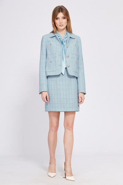 Жакет, юбка EOLA 2574 мята - фото 1