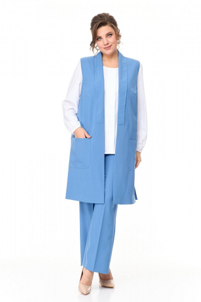 Блуза, брюки, жилет Надин-Н 2141 - фото 1