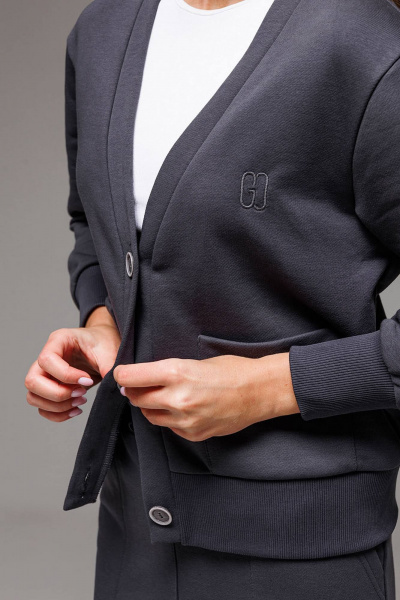 Костюм юбка и кардиган из трикотажа для делового образа GO F7067/30-03 - фото 5