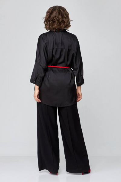 Блуза Solomeya Lux 942 черный - фото 7