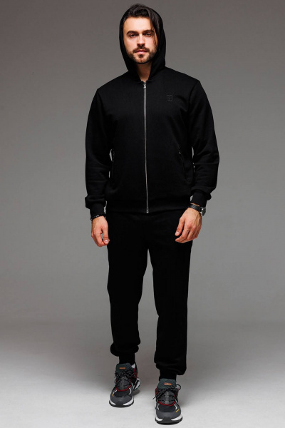 Демисезонный спортивный костюм худи и брюки из трикотажа GO M3060/40-02 - фото 1