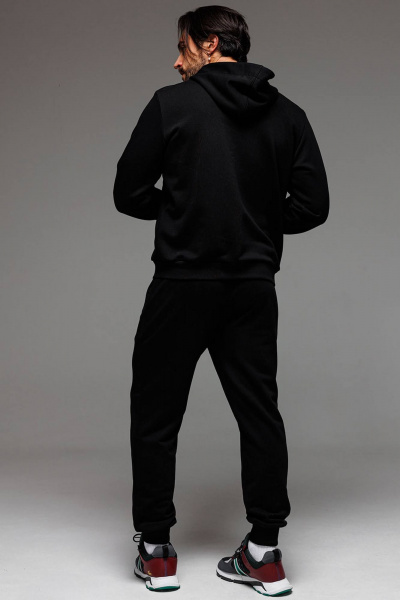 Демисезонный спортивный костюм худи и брюки из трикотажа GO M3060/40-02 - фото 5