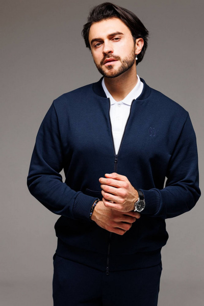 Демисезонный спортивный костюм бомбер и брюки из трикотажа GO M3071/20-04 - фото 3