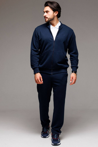 Демисезонный спортивный костюм бомбер и брюки из трикотажа GO M3071/20-04 - фото 1