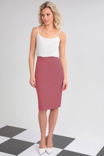 Жакет, топ, юбка LeNata 31318 терракот - фото 2