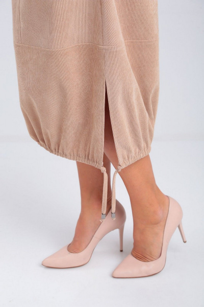 Блуза, юбка ZigzagStyle 500 бежевый - фото 7