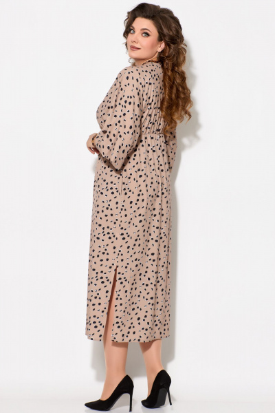 Платье Fita 1192 бежевый - фото 7