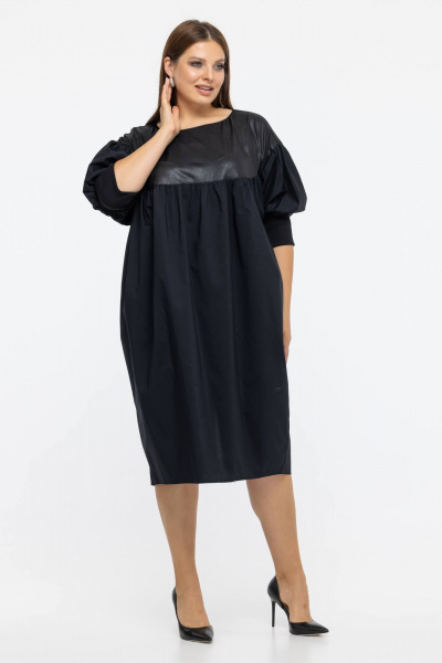 Платье Avila 0680 черный - фото 7