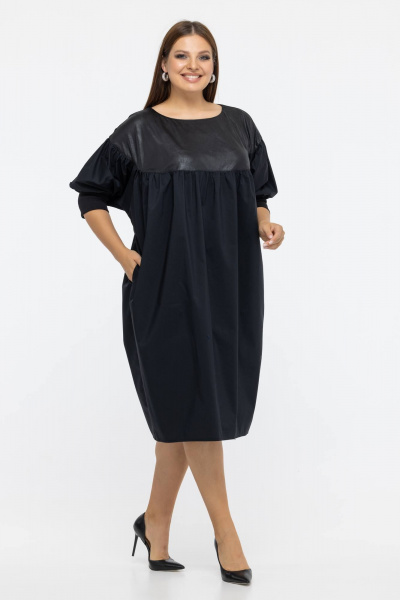 Платье Avila 0680 черный - фото 6