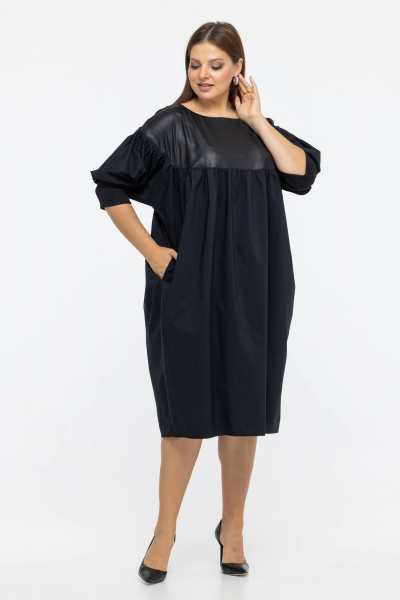 Платье Avila 0680 черный - фото 5