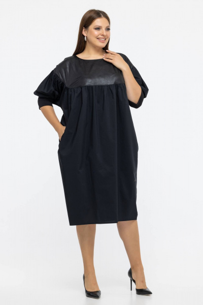 Платье Avila 0680 черный - фото 4