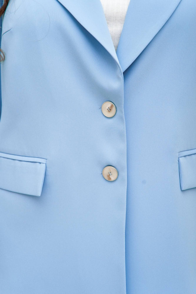 Брюки, жакет Vittoria Queen 22163/3 голубой - фото 7