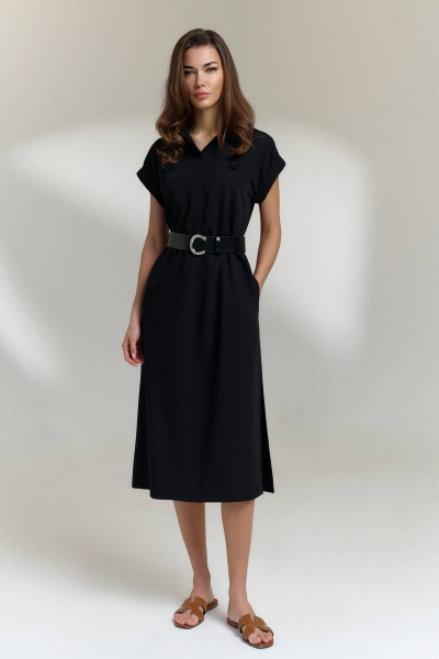 Платье DILIA 0812 черный - фото 1