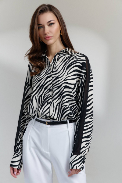 Блуза DILIA 0815 мультидизайн - фото 4