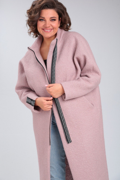 Пальто Michel chic 361 пыльная_роза - фото 6