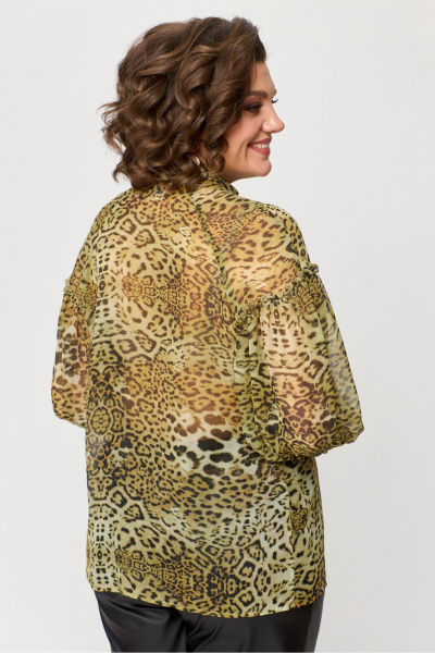 Блуза ANASTASIA MAK 1114 желтый_мультиколор - фото 5